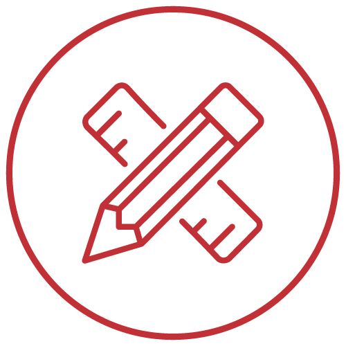 Industrial designs badge icon