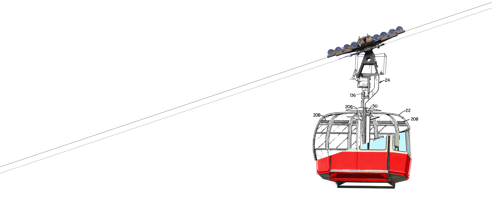 gondola image in patent styling
